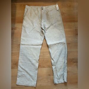 Old Navy Light Beige Linen Pants